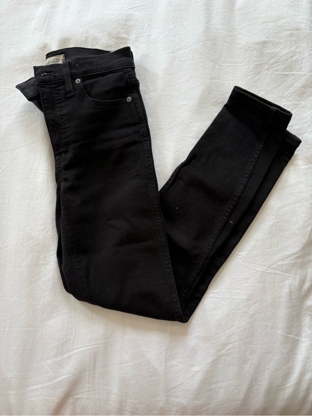 Madewell Black Skinny Jeans - High-Rise Fit